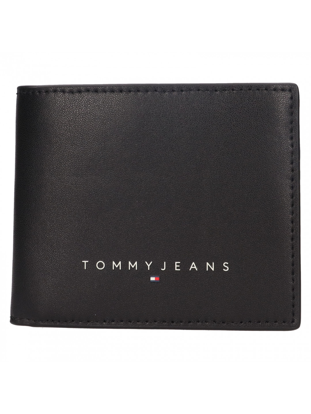 Pánská kožená peněženka Tommy Hilfiger Jeans Frok – černá